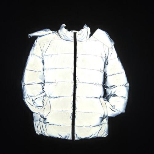Winter Hooded Reflective Loose Jacket Coat Coats MA0213