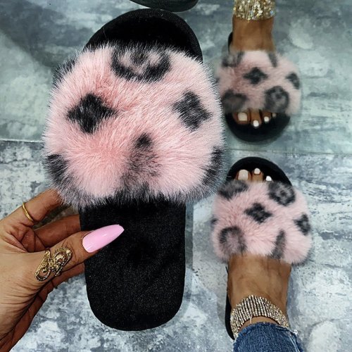Fashion Faux Fur Slipper Slippers