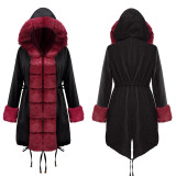 Fashion Mink Fur Parka Coat Coats 19D008