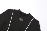 Female Autumn Letter Stretch Basic T Shirt Tops T1738167