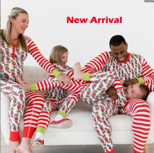 Fashion Christmas Pajamas Family Matching Clothes 855