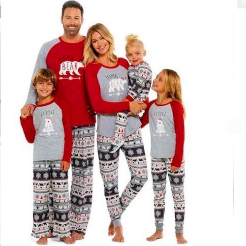 Fashion Christmas Pajamas Family Matching Clothes 979