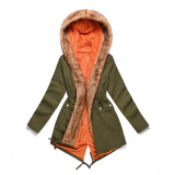 Fashion Faux Fur Parka Coat Coats H-20D001