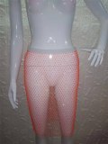 Sexy Rhineestone Beach Night Club Elastic Band Mini Skirt YX959