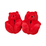 Fashion Warm Teddy Bear Slippers Slipper