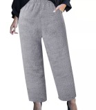 Winter Warm Fleece Sleepwear Long Pants 961#