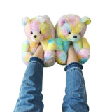 Fashion Warm Teddy Bear Slippers Slipper