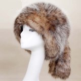 Faux Fur Headband for Women Furry Hair Hats 00358
