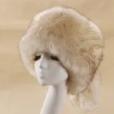 Faux Fur Headband for Women Furry Hair Hats 00358