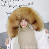 High Quality Faux Fur Collars Winter Jacket Hood Decorative DIY Clothes 99689