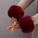 Winter Warm Faux Rabbit Fur Cuffs 22132