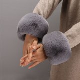 Winter Warm Faux Rabbit Fur Cuffs 22132