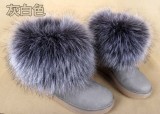 New Colorful Faux Fur Shoes Cover Fake Raccoon Fur Boot Foot Cuffs 99782