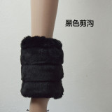 Women Leg Warmers Fashion Faux Fur Boot Foot Straps 16