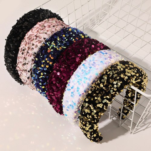 Women Prom Trend Wide Brim Headband Handmade Headbands  20200816G 20200904B