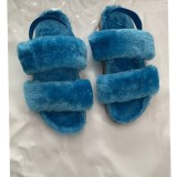 Fashion Faux Fur Slides Slippers RX1688