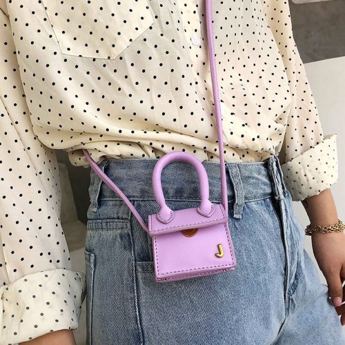 Mini Candy Color Women Shoulder Handbags yihao-10146