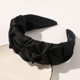 Headbands Solid Color Knotted Accessories Headwears