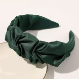 Headbands Solid Color Knotted Accessories Headwears