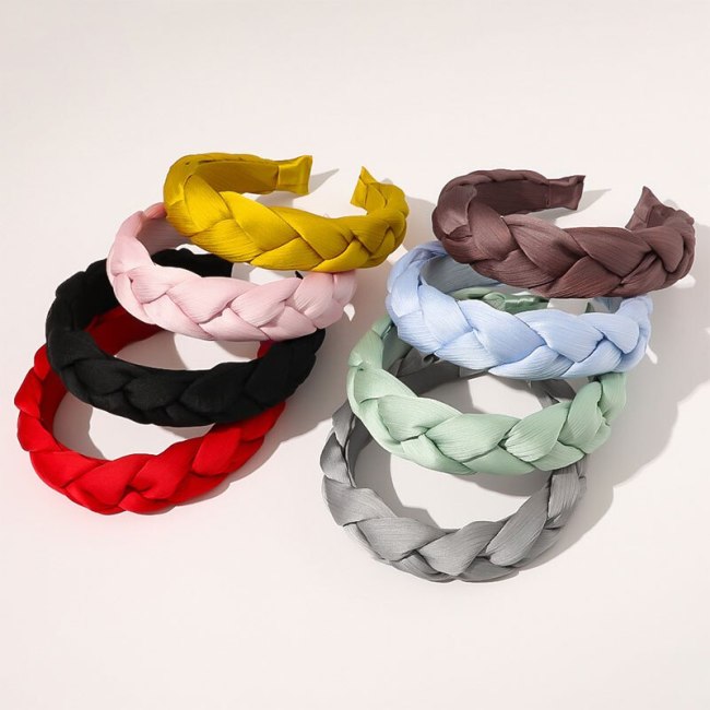 Headbands Solid Color Knotted Accessories Headwears