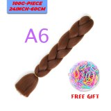 24 inch Ombre Jumbo Braids Long Synthetic Hair Braiding Hair Extensions African Fiber