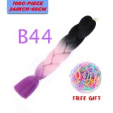 24 inch Ombre Jumbo Braids Long Synthetic Hair Braiding Hair Extensions African Fiber