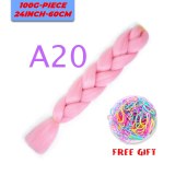 24 inch Ombre Jumbo Braids Long Synthetic Hair Braiding Hair Extensions African Fiber