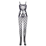 Sexy Lingeries Black Sling Grid Jacquard Bodystockings for Women w235