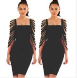 Fashion Design Traditional African Solid Color Dresses CY8069