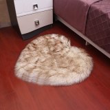 Luxury Heart Styles Faux Wool Fur Carpets Blankets Rugs