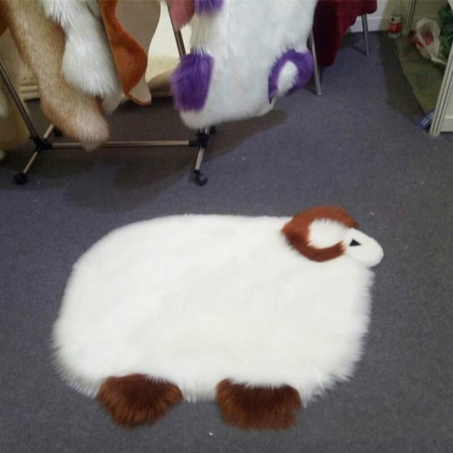 Luxury Sheeps Styles Faux Wool Fur Carpets Blankets Rugs