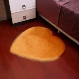 Luxury Heart Styles Faux Wool Fur Carpets Blankets Rugs