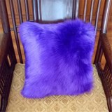 Sheepskin Plush Square Pillow Washable Sofa Chair Bed Car Cushion Without Core 0112