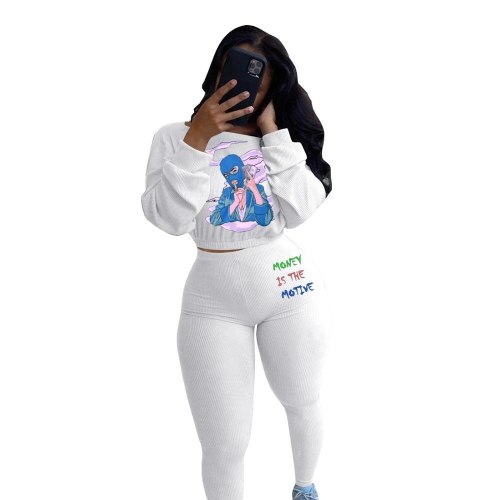 Women's Printing Tracksuit Tracksuits JR358697