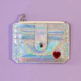 Laser Shining Heart ID Credit Card Holder Case Business Card Bags TB-57368974100819