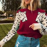 Winter Warm Women Loose Knitted Long Sleeve Sweater Sweaters Tops MY05061