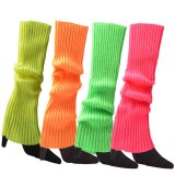 Women's Leg Warmer Multicolor Wool Knitting Foot Straps TT00112