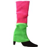 Women's Leg Warmer Multicolor Wool Knitting Foot Straps TT00112