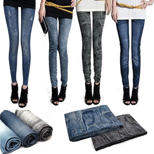 Fashion Women Ankle-Length Thin Sexy Jeans Pants