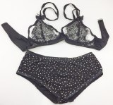 Women Hot Diamond Bikini Lingeries Two-piece Sexy Underwear NY181324