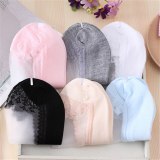 Mesh Knit Frill Transparent Hollow Women's Socks C045061