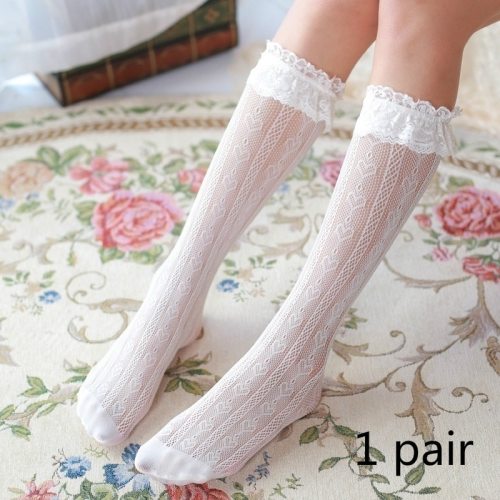 Women White StockingsKnee High Knee High Socks W10617 272334