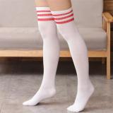 High Rubber Cross-Knee Socks Three Bars Over Football Baby Socks gt01829