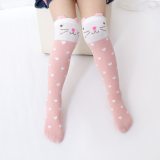 Children's Girl's Lolita Cartoon Rabbit Knee High Socks zt0213