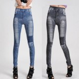 Women High Waist Leggings Skinny Pencil Jeans Pants