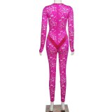 Women Sexy O-neck Full Sleeve Bodysuit Bodysuits K20Q1074556