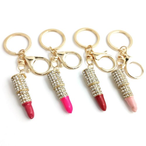 Fashion Parts Metal Lipstick Key Chain 005056-34