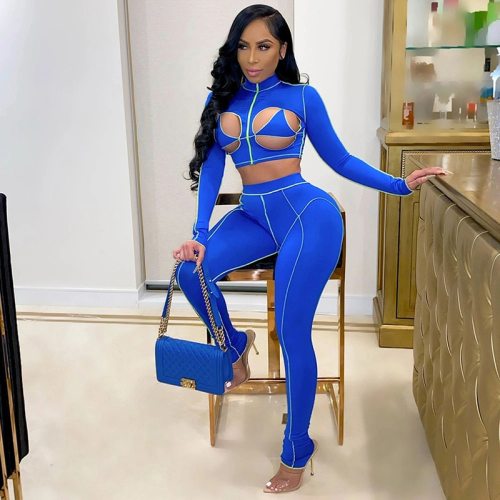 Sexy Bodycon Workout Sports Tracksuit Tracksuits CY1307