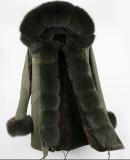 Big Fox Fur Collar Women Winter Parka Jacket Coat Coats HD2435