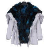Women Natural Fox Fur Coat Coats